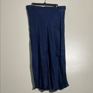 NWT Outerknown Navy Blue maxi Skirt